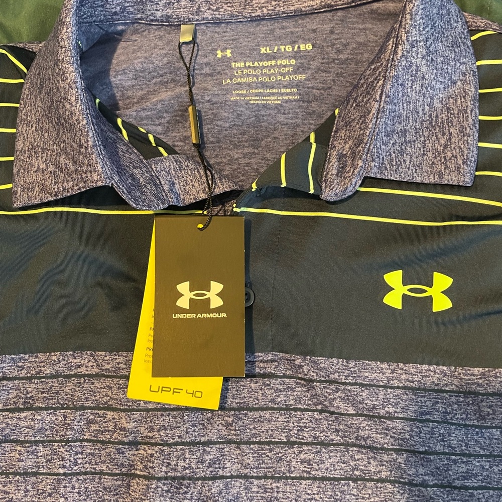 Under Armour Playoff Polo Brand New XL golf